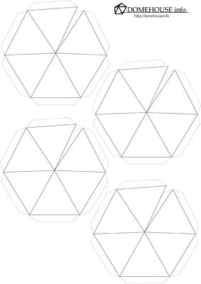 新しいフラードームのペーパー模型を追加しました ドームハウスを建てるなら専門家が設計するdomehouse Info へ