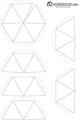 新しいフラードームのペーパー模型を追加しました ドームハウスを建てるなら専門家が設計するdomehouse Info へ