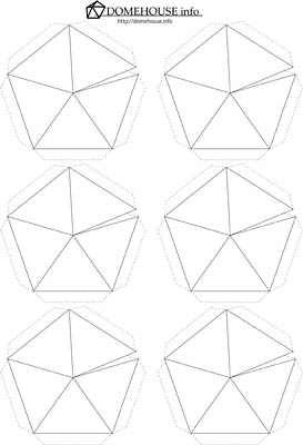 新しいフラードームのペーパー模型を追加しました ドームハウスを建てるなら専門家が設計するdomehouse Info へ